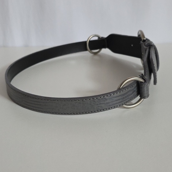 Carlisle Gray Leather Belt.  Size XS main image 12